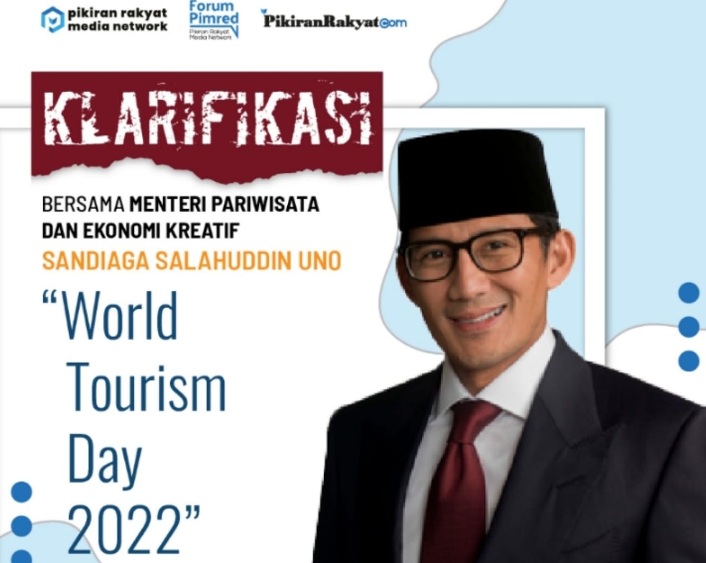 World Tourism Day 2022 di Bali, Sandiaga Uno: Indonesia Tempati Indeks