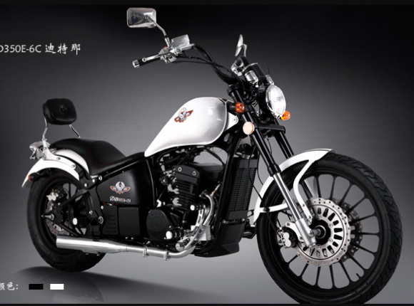 Ilustrasi motor cruiser asal China yang mirip Harley Davidson
