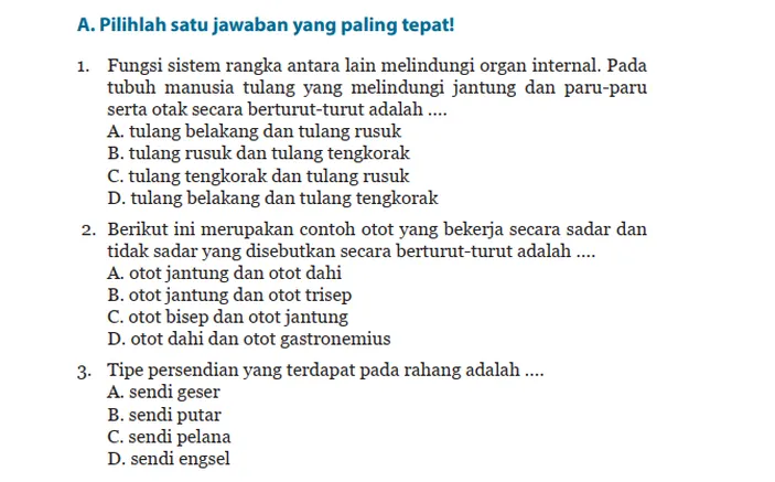 KUNCI JAWABAN IPA Kelas 8 Halaman 66, 67, 68, 69, 70 Semester 1 Uji ...