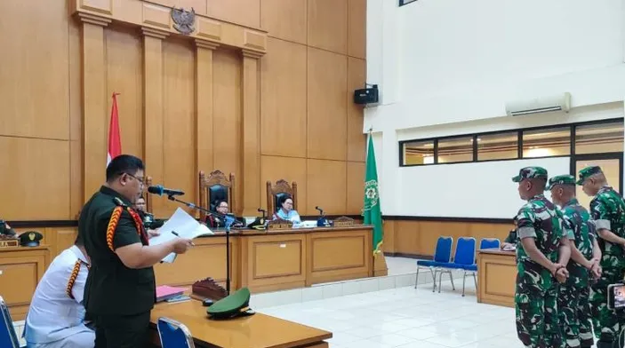 Oditur Militer Jakarta Tuntut 3 Oknum TNI Hukuman Mati, Terkait Kasus ...