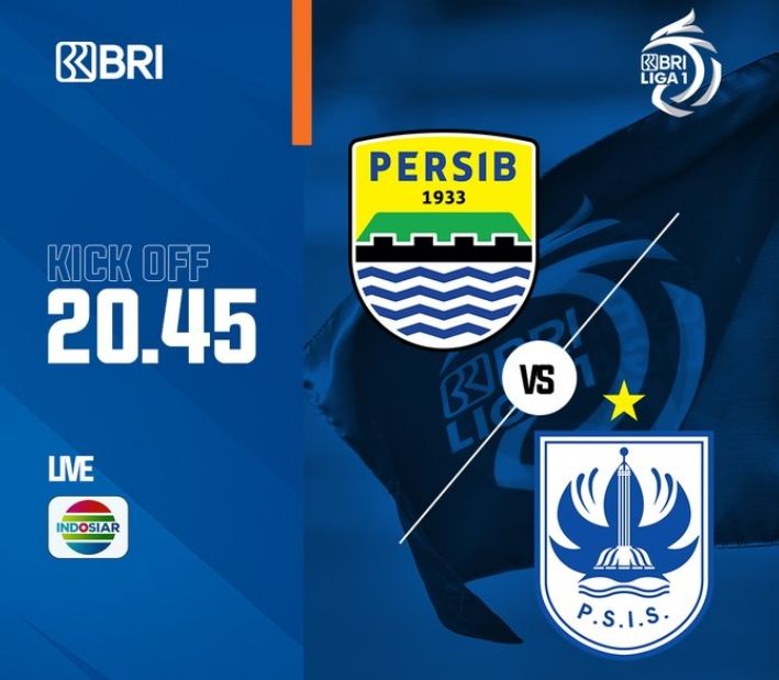 Saksikan Nonton Siaran Langsung Gratis Persib Bandung vs PSIS Semarang