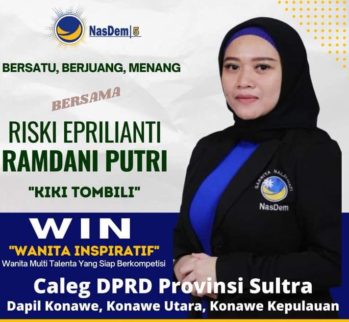 Rezki Eprilianti Ramdani Putri, Caleg DPRD Sultra.
