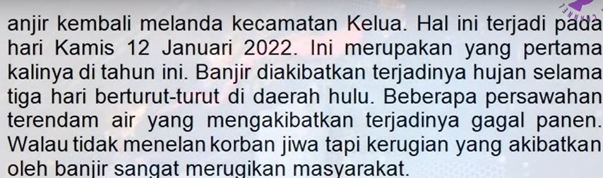 Soal Ujian Sekolah Bahasa Indonesia Kelas 9 SMP 2022, dan Kunci Jawaban Lengkap dengan Kisi - kisi PART 1