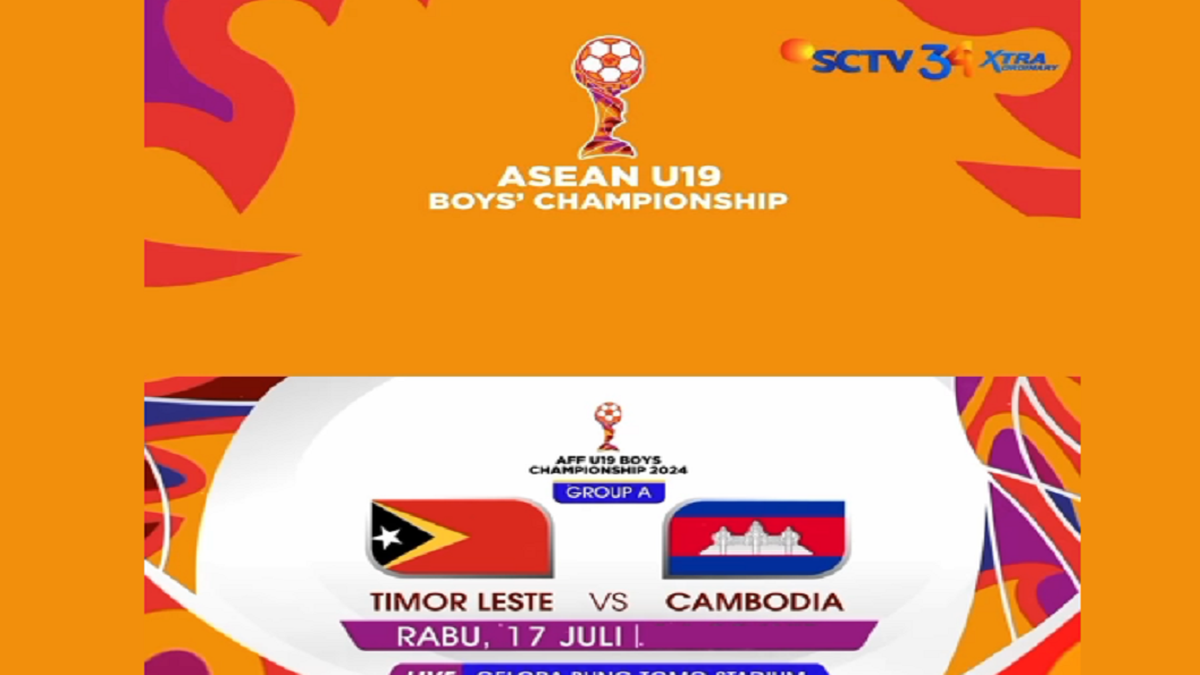 Jadwal Timor Leste vs Cambodia ASEAN U19 Boys Championship 2024 Hari ...