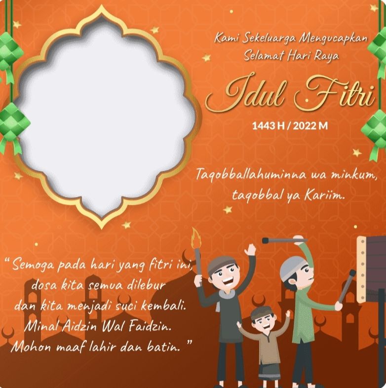 Link Twibbon ucapan selamat hari raya Idul Fitri 1443 Hijriah