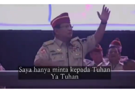 Prabowo Subianto: Ya Tuhan Panggil Saya, Ambil Saya, Saya Siap