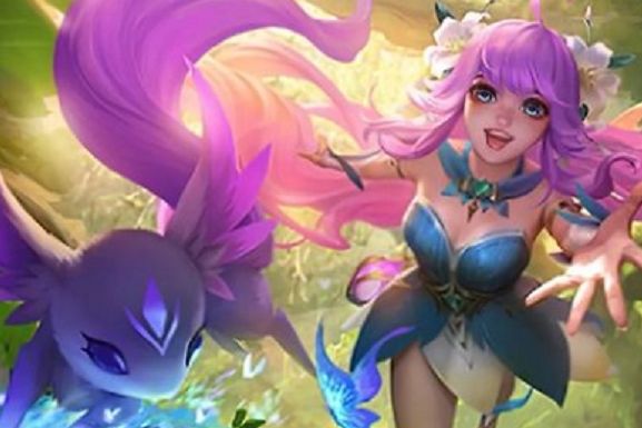 Splash art hero baru Mobile Legends Floryn yang akan dibagikan secara gratis
