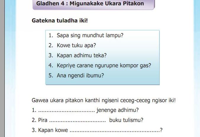 Kunci Jawaban Tantri Basa Jawa Kelas 3 Halaman 91 92 93 94, Gladhen 4, 5, 6 - Ringtimes Bali - Halaman 3