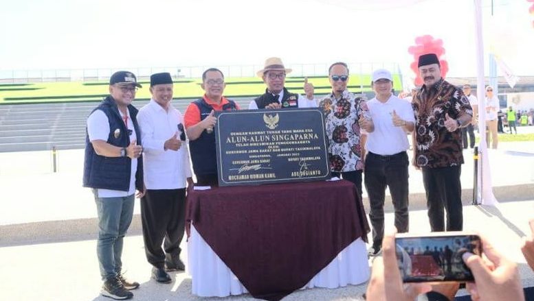Satu lagi muncul destinasi wisata baru Tasikmalaya, Gubernur Ridwan Kamil resmikan Alun-alun Singaparna