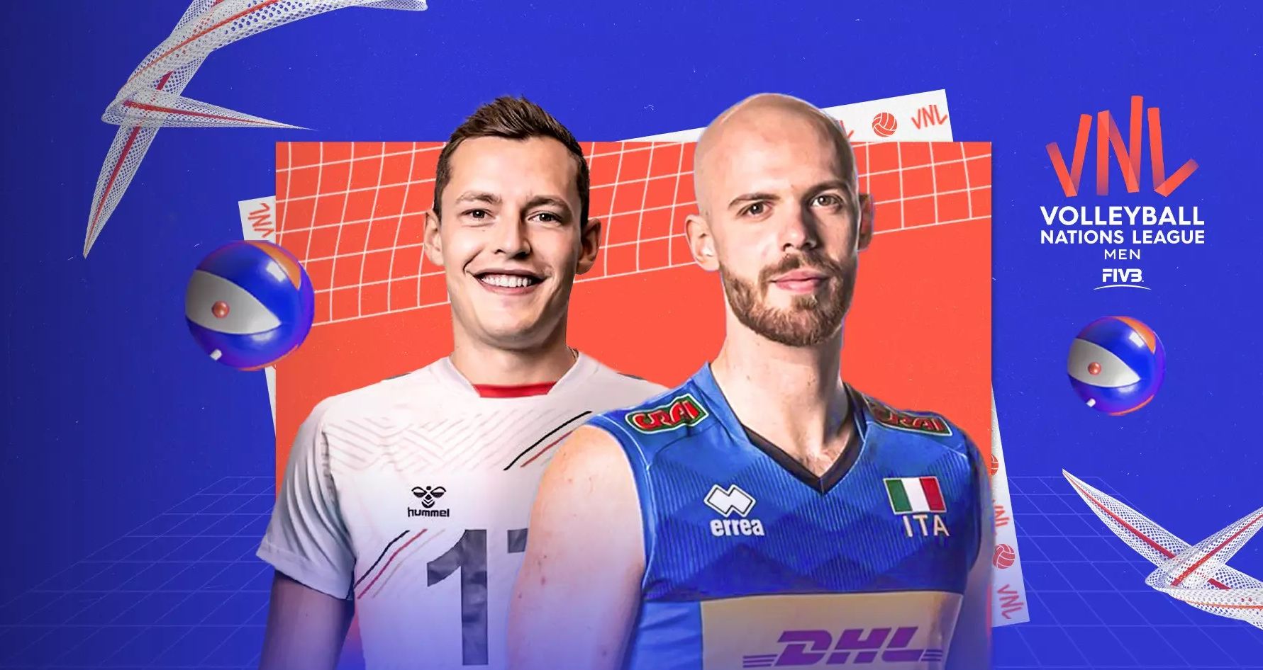 LINK LIVE STREAMING Mens Volleyball Nations League 2022 Duel Derby All Eropa Jerman vs Italia