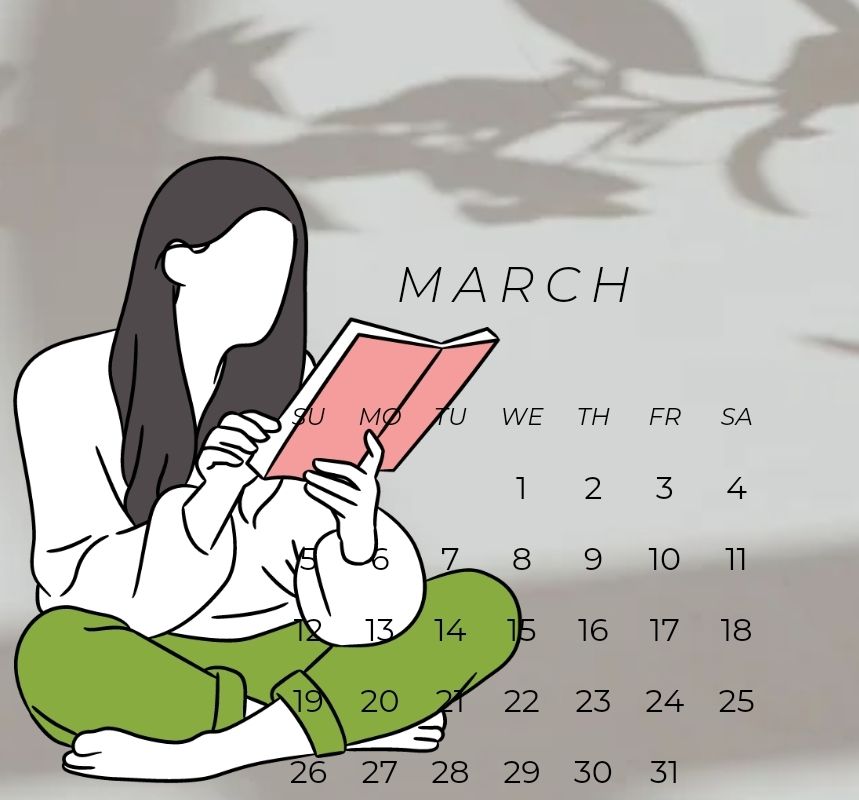 Ilustrasi Kalender Maret 2023. Kalender Jawa Hari Ini Tanggal 28 Maret 2023: Watak Weton Selasa Pon, Neptu 10, Wuku dan Peristiwa Penting Apa Saja?