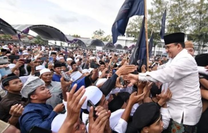 Anies Baswedan safari politik ke Sampang, Madura, pada Sabtu, 18 Maret 2023.