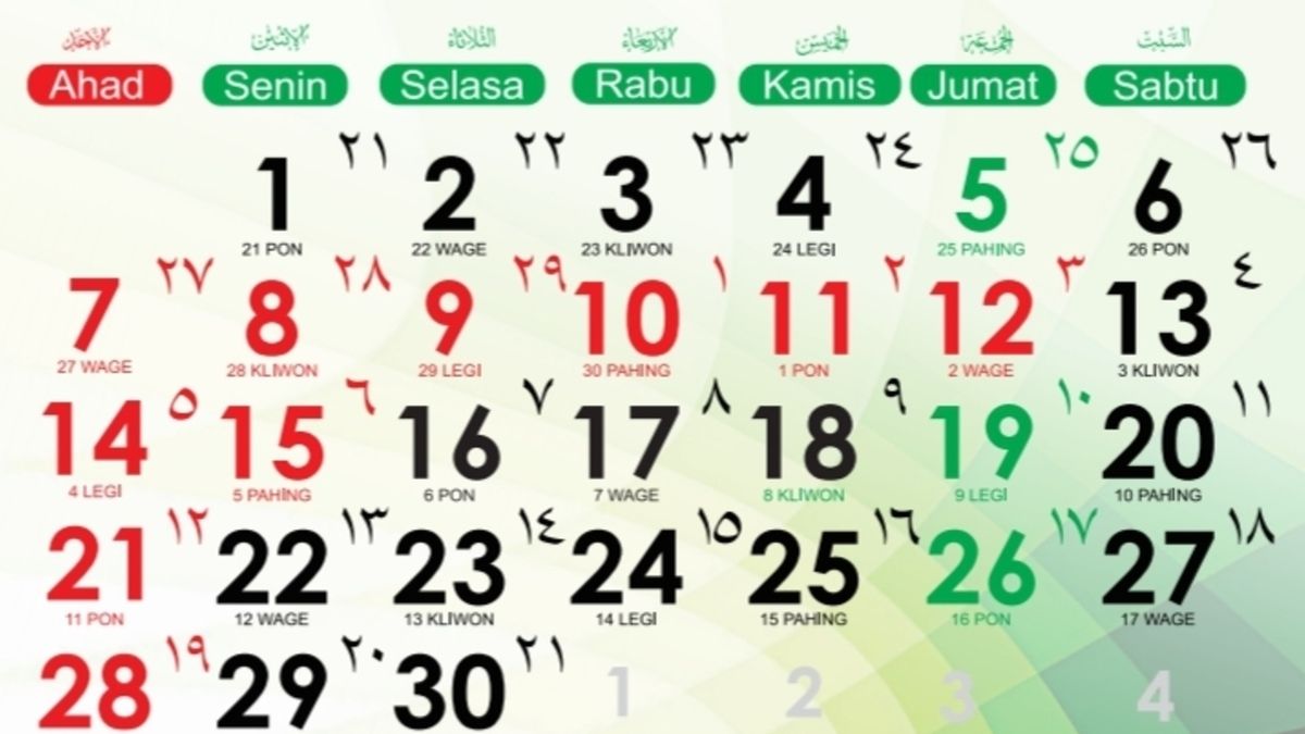 Ini Jadwal Cuti Bersama dan Libur Lebaran 2024 Hari Raya Idul Fitri