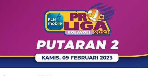 Jadwal Proliga 2023 hari ini 9 Februari 2023 putaran 2 seri Malang voli putra putri siaran langsung Moji TV dan link live streaming.