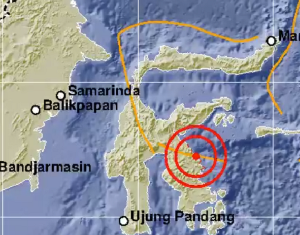 Gempa Bumi Mengguncang Morowali Sulawesi Tengah Dengan Kekuatan 5 0 Magnitudo Pikiran Rakyat Com