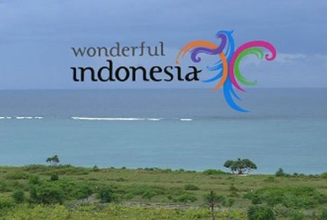 Logo Wonderful Indonesia dalam Tayangan MotoGP Mandalika 2022. 
