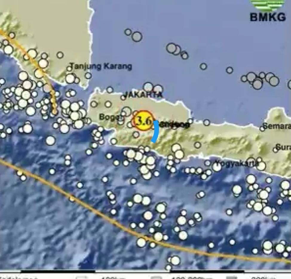 Barusan Terjadi Info gempa Terkini Cianjur Hari ini 28 Januari 2023, Mag:3.6 Darat, Begini kata BMKG 