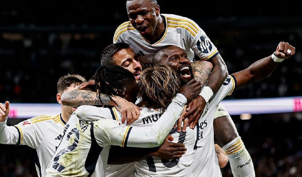 Madrid menang 4-0 vs Celta Vigo pada jornada 28.