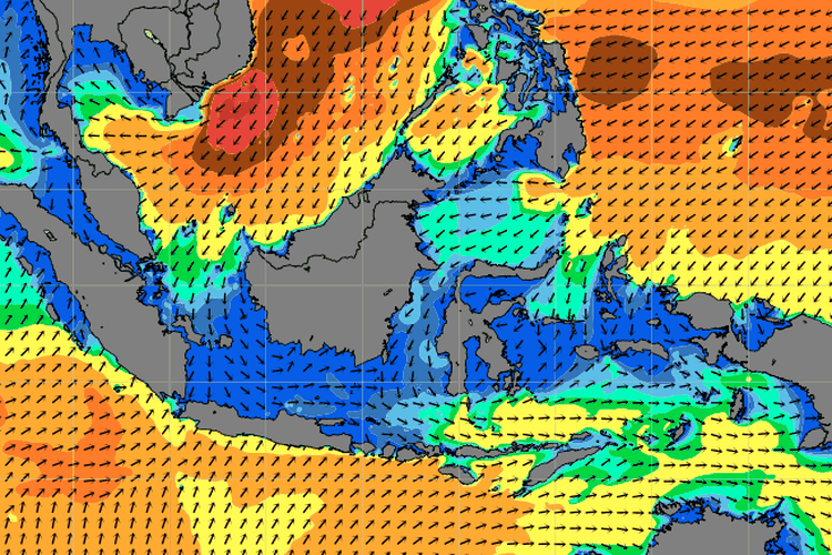 BMKG Maritim: Peringatan Gelombang Tinggi Hari Ini Dan Besok 6 Februari ...