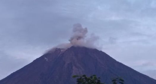 Gunung Semeru Kembali Erupsi Hari Ini Selasa, 14 Februari 2023