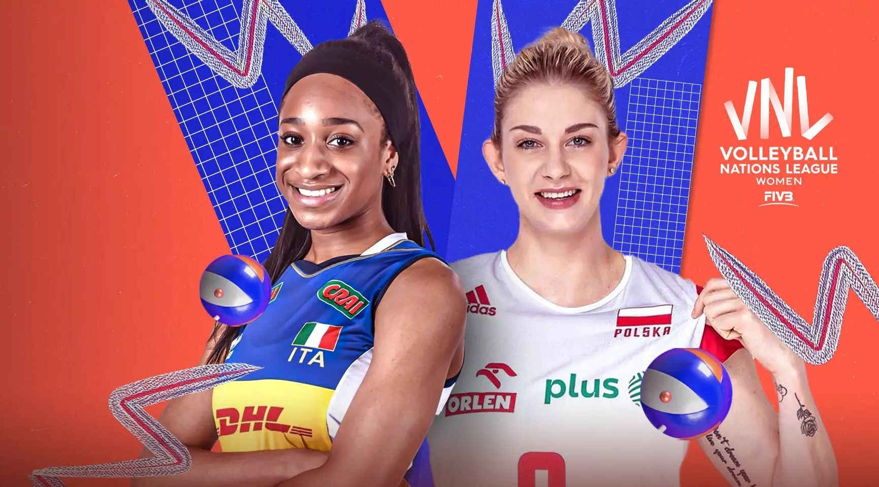 LINK LIVE STREAMING Italia vs Polandia-Womens Volleyball Nations League 2022