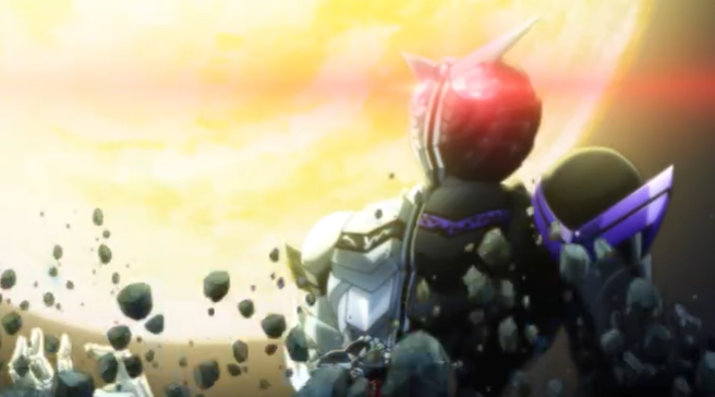 Kamen Rider W Fang Joker dalam anime Fuuto Tantei