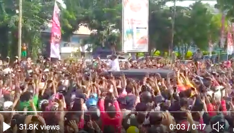 Viral Video Jokowi Timbulkan Kerumunan di Flores, Warganet: Mirip Acara IB HRS di Petamburan