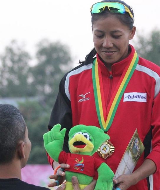 Mantan Pelari 100 Meter Gawang Putri Dedeh Erawati merasa bangga atas kerja kerasnya sebagai Atlet di PON. / @dedeh_erawati21