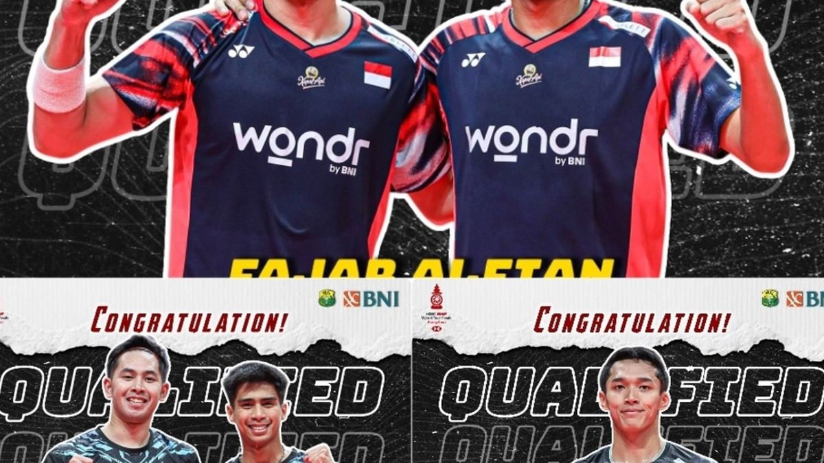 Link Live Streaming Fajri Sabar Reza Jojo Di Semifinal Badminton Bwf World Tour Finals