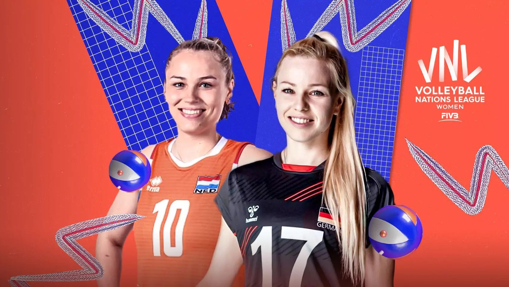 Link Live Streaming Volleyball Nations League 2022 Belanda vs Jerman, Duel Derby All Eropa