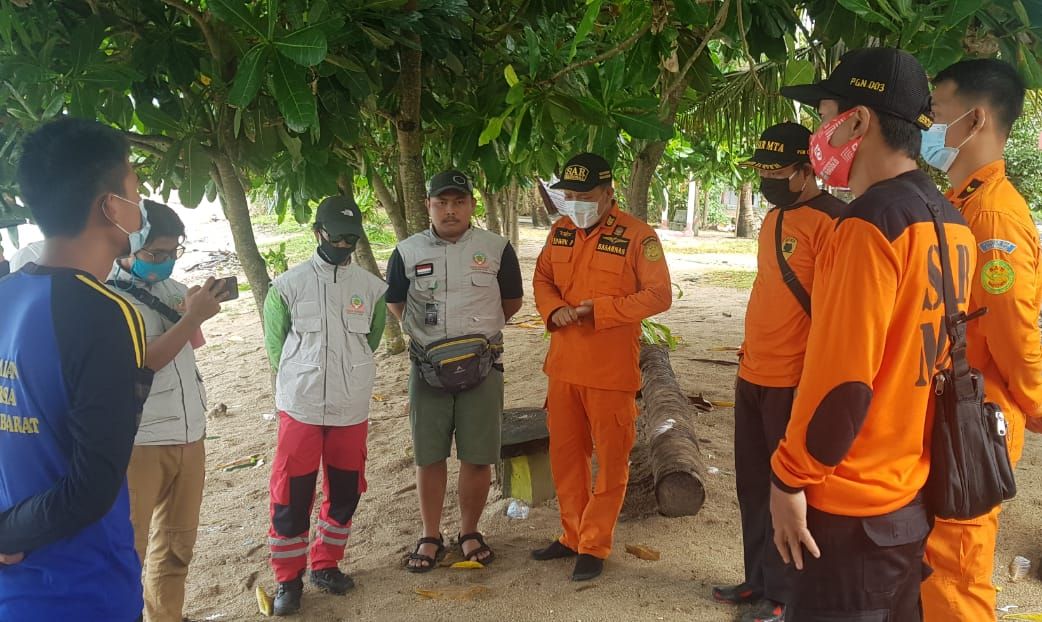Pencarian Korban Tenggelam Di Pantai Karapyak Kabupaten Pangandaran Masih Berlangsung, Tim SAR Gabungan Dibagi 2 SRU