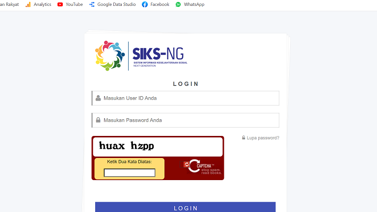 KPM PKH, BPNT, BST bisa akses aplikasi SIKS-NG online mulai hari ini Jumat 16 April 2021, segera cek di siks.kemsos.go.id