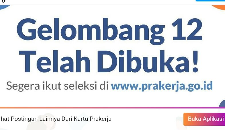 Simak Prakerja 2021 Dibuka Menko Airlangga Kuota Gelombang 12 Semester I 2 7 Juta Orang Insulteng