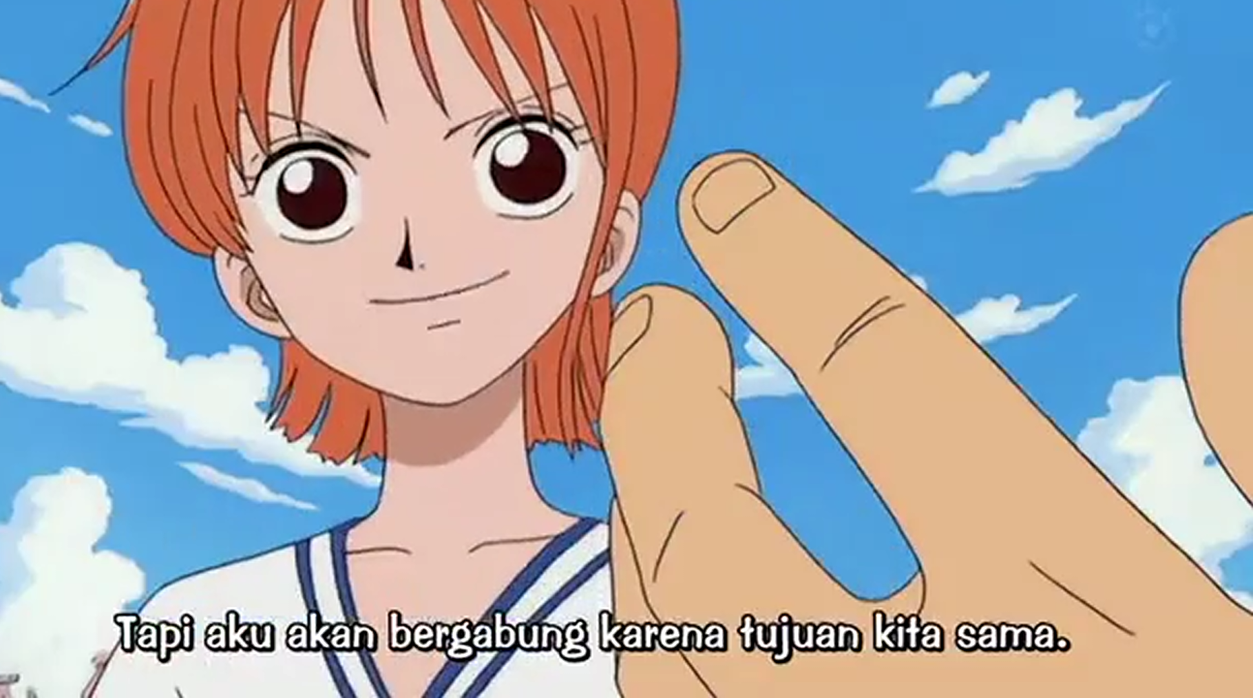 bergabungnya nami menjadi anggota bajak laut luffy, serial one piece episode 6