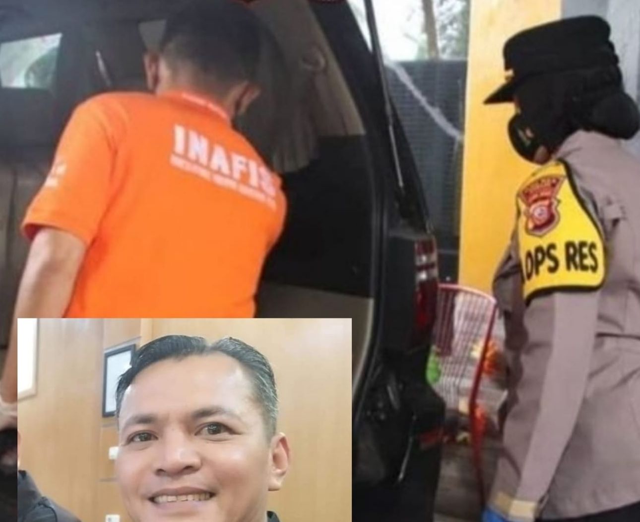 Polisi sedang melakukan olah TKP kasus pembunuh ibu dan anak di Subang, foto bawah: pemerhati hukum Dr Heri Gunawan