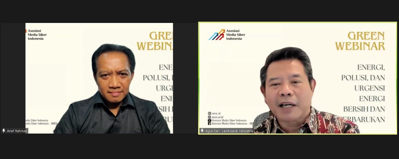 Green Webinar yang digelar Asosiasi Media Siber Indonesia dan BBC Media Action, Senin, 6 November 2023.
