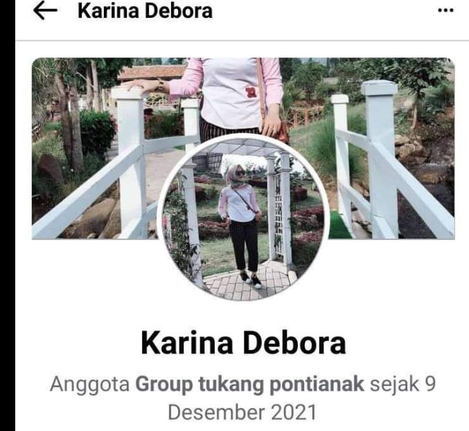 Akun Facebook Karina Debora