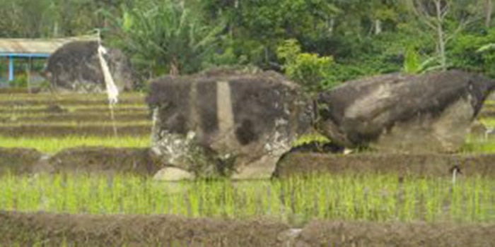 Megalitik Besemah Kota Pagaralam, Sumatera Selatan.