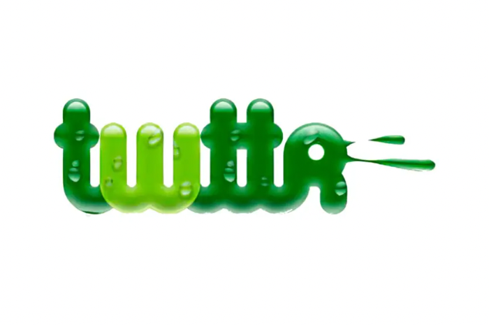 Walau tidak pernah dirilis resmi, salah satu versi logo awal Twitter memiliki tampilan tulisan hijau